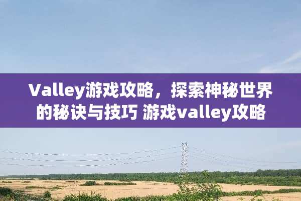 Valley游戏攻略，探索神秘世界的秘诀与技巧 游戏valley攻略