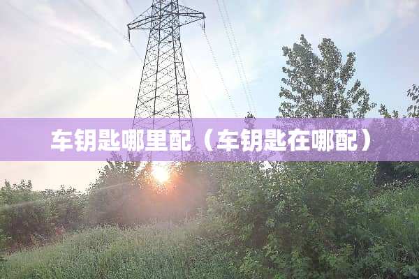 车钥匙哪里配(车钥匙在哪配) 车钥匙哪里配(车钥匙在哪配)