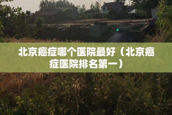 北京癌症哪个医院最好(北京癌症医院排名第一) 北京癌症哪个医院最好(北京癌症医院排名第一)