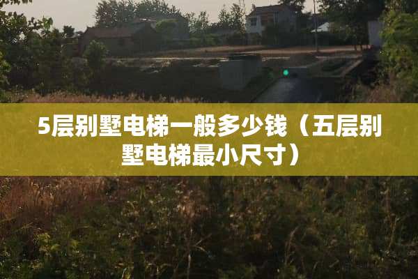 5层别墅电梯一般多少钱（五层别墅电梯最小尺寸）