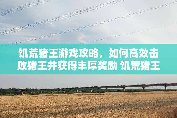 饥荒猪王游戏攻略,如何高效击败猪王并获得丰厚奖励 饥荒猪王游戏攻略 饥荒猪王游戏攻略,如何高效击败猪王并获得丰厚奖励 饥荒猪王游戏攻略