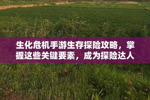 生化危机手游生存探险攻略,掌握这些关键要素,成为探险达人 生化危机小游戏攻略 生化危机手游生存探险攻略,掌握这些关键要素,成为探险达人 生化危机小游戏攻略