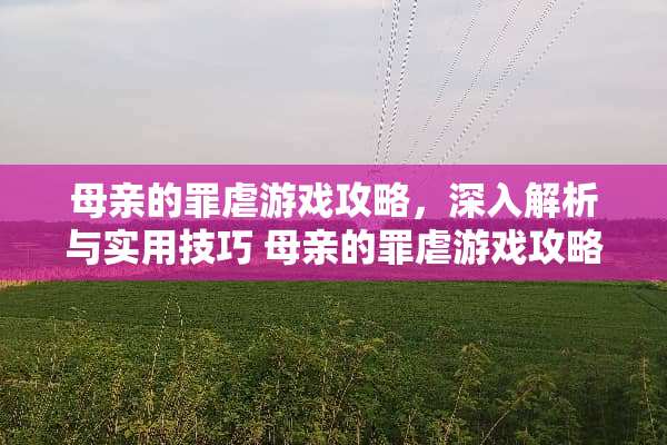 母亲的罪虐游戏攻略,深入解析与实用技巧 母亲的罪虐游戏攻略 母亲的罪虐游戏攻略,深入解析与实用技巧 母亲的罪虐游戏攻略