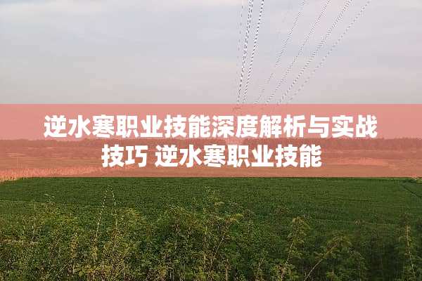 逆水寒职业技能深度解析与实战技巧 逆水寒职业技能 逆水寒职业技能深度解析与实战技巧 逆水寒职业技能