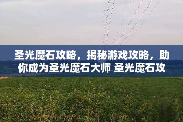 圣光魔石攻略，揭秘游戏攻略，助你成为圣光魔石大师 圣光魔石攻略