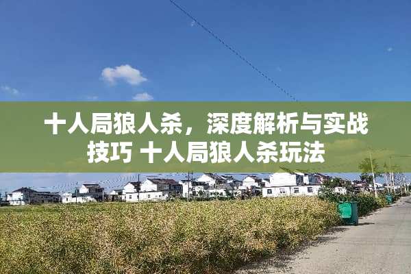 十人局狼人杀，深度解析与实战技巧 十人局狼人杀玩法
