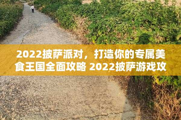 2022披萨派对，打造你的专属美食王国全面攻略 2022披萨游戏攻略