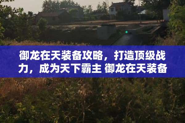 御龙在天装备攻略，打造**战力，成为天下霸主 御龙在天装备攻略