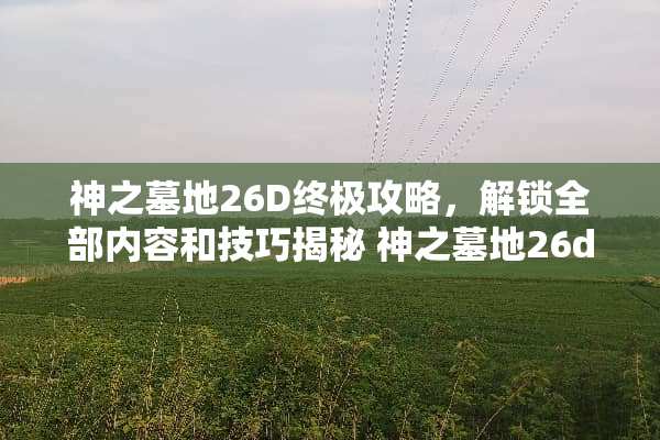 神之墓地26D终极攻略，解锁全部内容和技巧揭秘 神之墓地26d攻略