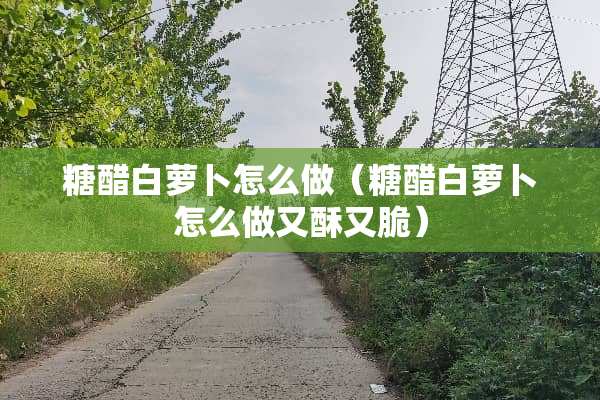 糖醋白萝卜怎么做（糖醋白萝卜怎么做又酥又脆）