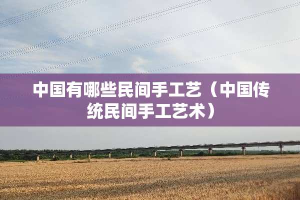 中国有哪些民间手工艺（中国传统民间手工艺术）