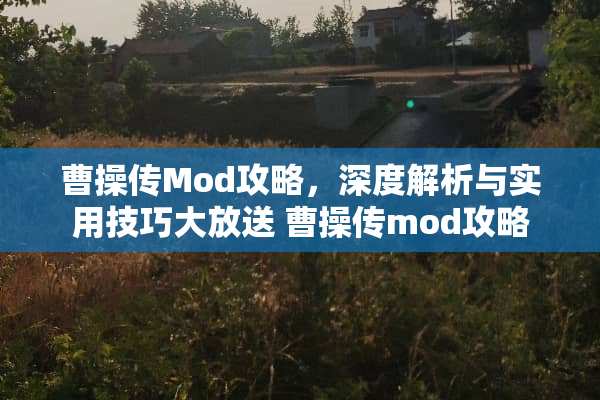 曹操传Mod攻略，深度解析与实用技巧大放送 曹操传mod攻略