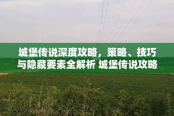 城堡传说深度攻略，策略、技巧与隐藏要素全解析 城堡传说攻略