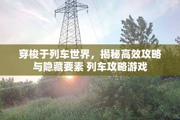 穿梭于列车世界，揭秘高效攻略与隐藏要素 列车攻略游戏