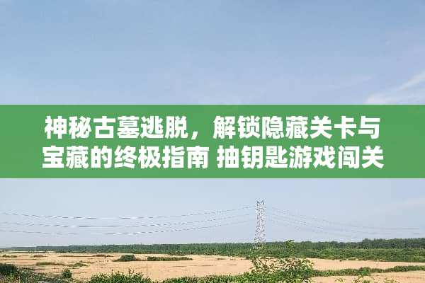 神秘古墓逃脱，解锁隐藏关卡与宝藏的终极指南 抽钥匙游戏闯关攻略