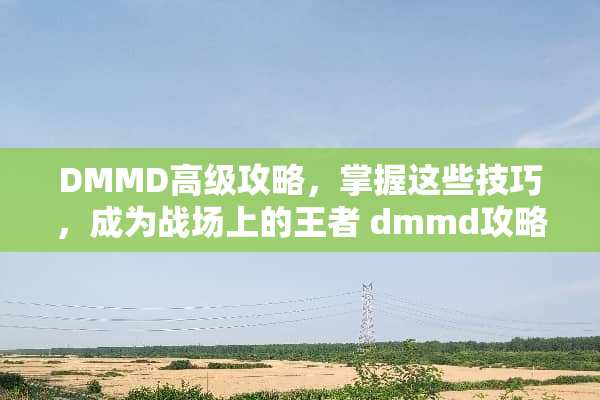 DMMD高级攻略，掌握这些技巧，成为战场上的王者 dmmd攻略