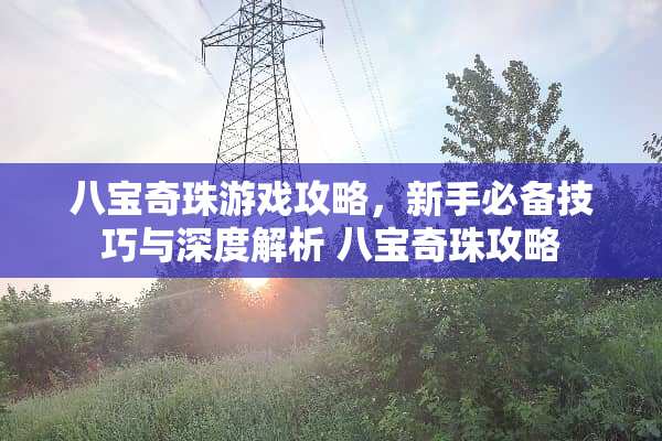 八宝奇珠游戏攻略，新手必备技巧与深度解析 八宝奇珠攻略