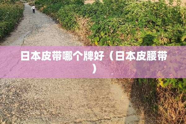 日本皮带哪个牌好（日本皮腰带）