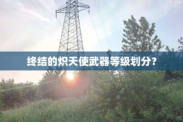 终结的炽天使**等级划分？