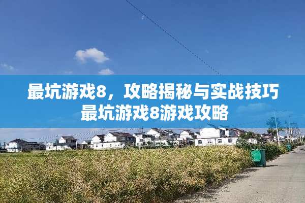 最坑游戏8，攻略揭秘与实战技巧 最坑游戏8游戏攻略