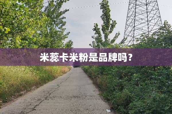 米蕊卡米粉是品牌吗？