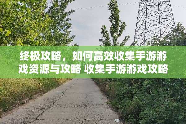 终极攻略，如何高效收集手游游戏资源与攻略 收集手游游戏攻略