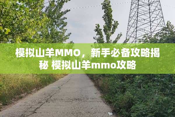 模拟山羊MMO，新手必备攻略揭秘 模拟山羊mmo攻略