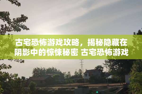 古宅恐怖游戏攻略，揭秘隐藏在*影中的惊悚秘密 古宅恐怖游戏攻略