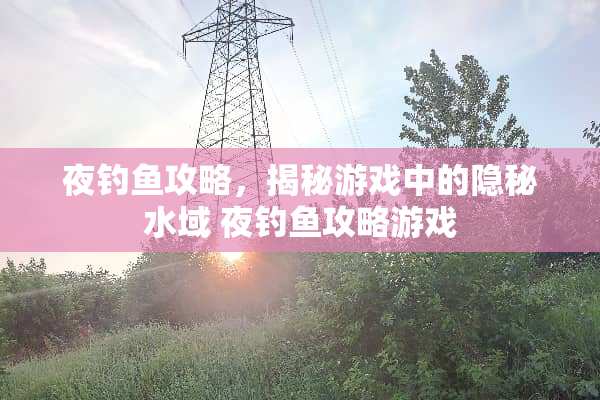夜钓鱼攻略，揭秘游戏中的隐秘水域 夜钓鱼攻略游戏