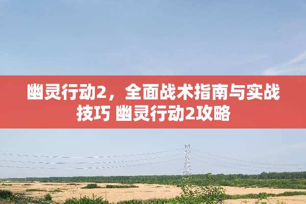 幽灵行动2，全面战术指南与实战技巧 幽灵行动2攻略