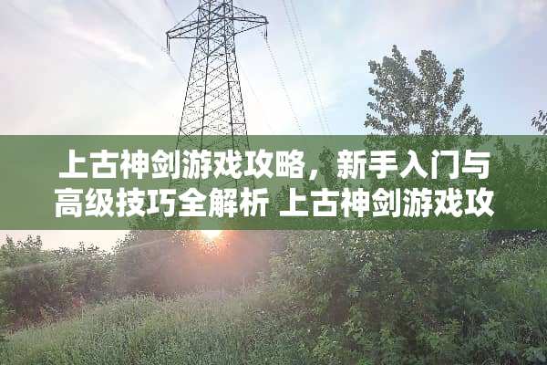 上古神剑游戏攻略，新手入门与高级技巧全解析 上古神剑游戏攻略