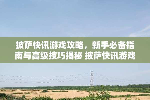 披萨快讯游戏攻略，新手必备指南与高级技巧揭秘 披萨快讯游戏攻略