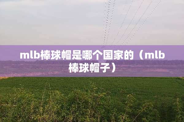 mlb棒球帽是哪个国家的（mlb棒球帽子）