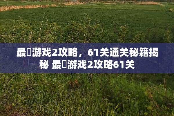最囧游戏2攻略,61关通关秘籍揭秘 最囧游戏2攻略61关 最囧游戏2攻略,61关通关秘籍揭秘 最囧游戏2攻略61关