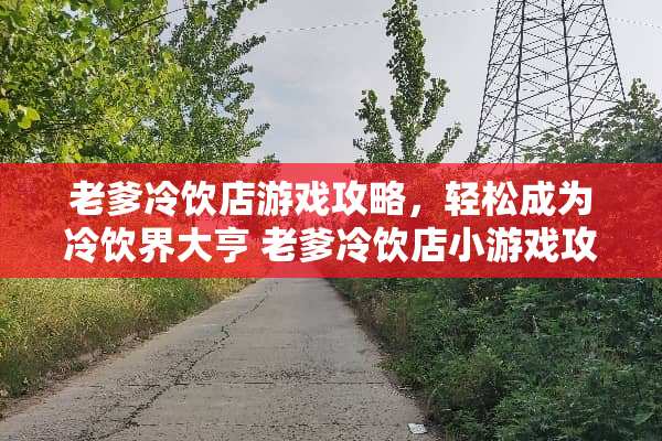 老爹冷饮店游戏攻略，轻松成为冷饮界大亨 老爹冷饮店小游戏攻略