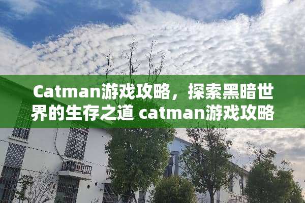 Catman游戏攻略，探索黑暗世界的生存之道 catman游戏攻略
