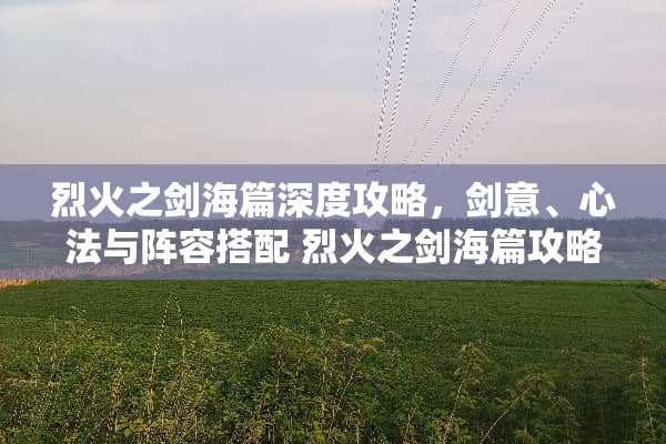 烈火之剑海篇深度攻略，剑意、心法与阵容搭配 烈火之剑海篇攻略