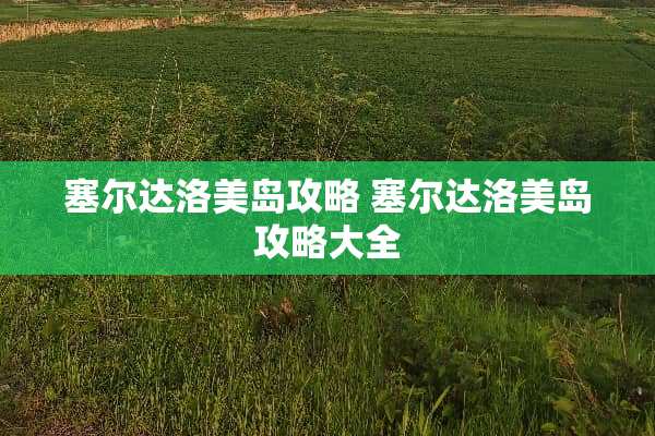 塞尔达洛美岛攻略 塞尔达洛美岛攻略大全