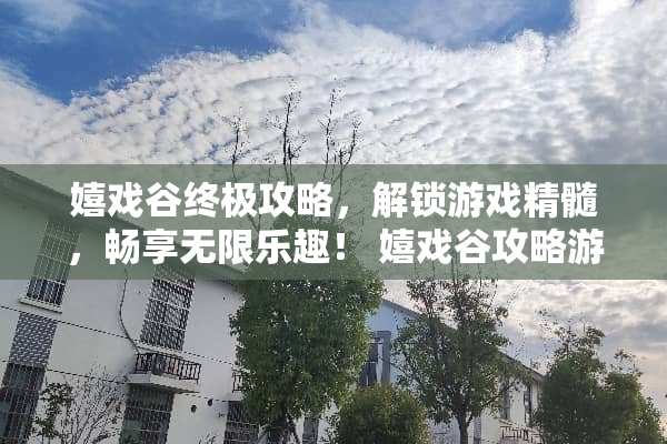 嬉戏谷终极攻略，解锁游戏精髓，畅享无限乐趣！ 嬉戏谷攻略游戏