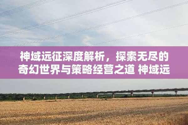 神域远征深度解析，探索无尽的奇幻世界与策略经营之道 神域远征玩法