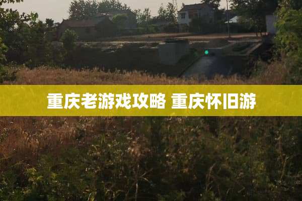 重庆老游戏攻略 重庆**游