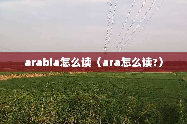 arabia怎么读（ara怎么读?）