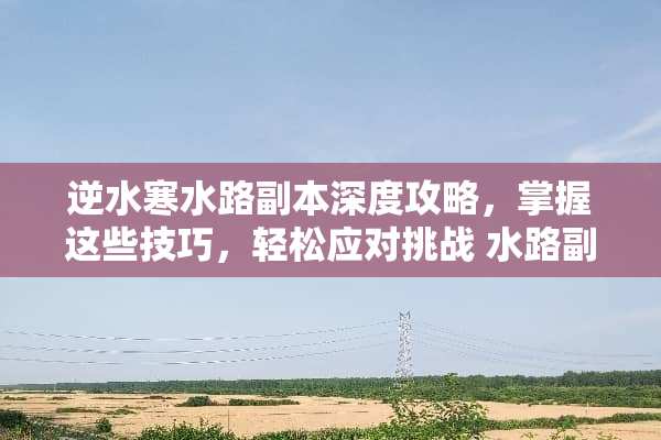 逆水寒水路副本深度攻略，掌握这些技巧，轻松应对挑战 水路副本攻略游戏