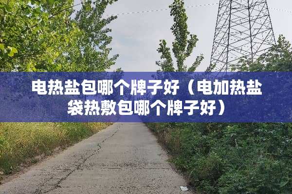 电热盐包哪个牌子好（电加热盐袋热敷包哪个牌子好）