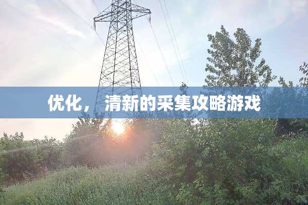 优化， 清新的采集攻略游戏