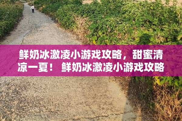 鲜奶冰激凌小游戏攻略，甜蜜清凉一夏！ 鲜奶冰激凌小游戏攻略