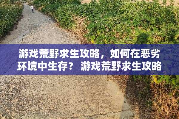 游戏荒野求生攻略,如何在恶劣环境中生存? 游戏荒野求生攻略 游戏荒野求生攻略,如何在恶劣环境中生存? 游戏荒野求生攻略