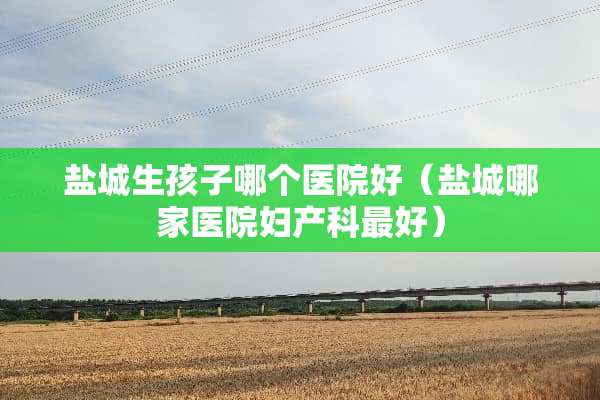 盐城生孩子哪个医院好（盐城哪家医院妇产科最好）