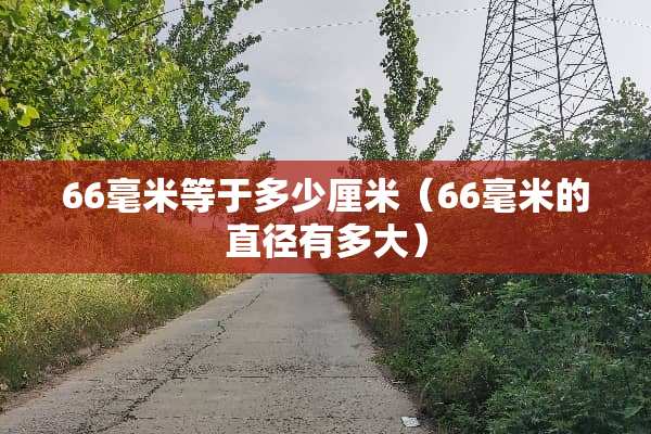 66毫米等于多少厘米（66毫米的直径有多大）