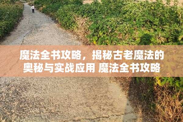 魔法全书攻略，揭秘古老魔法的奥秘与实战应用 魔法全书攻略